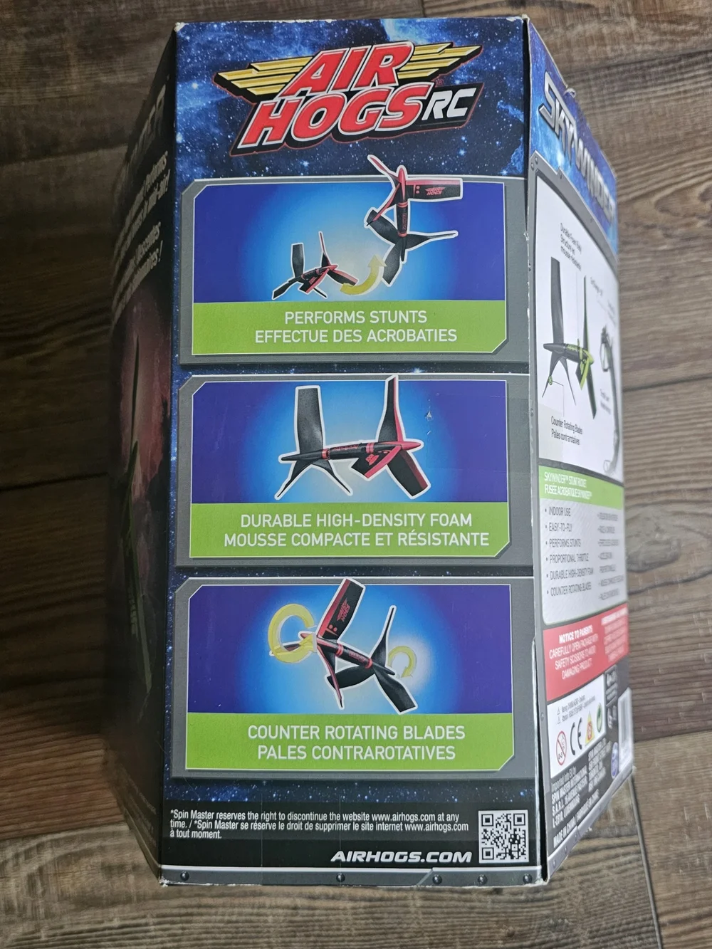 Air Hogs Skywinder R/C Stunt Rocket - Black & Red